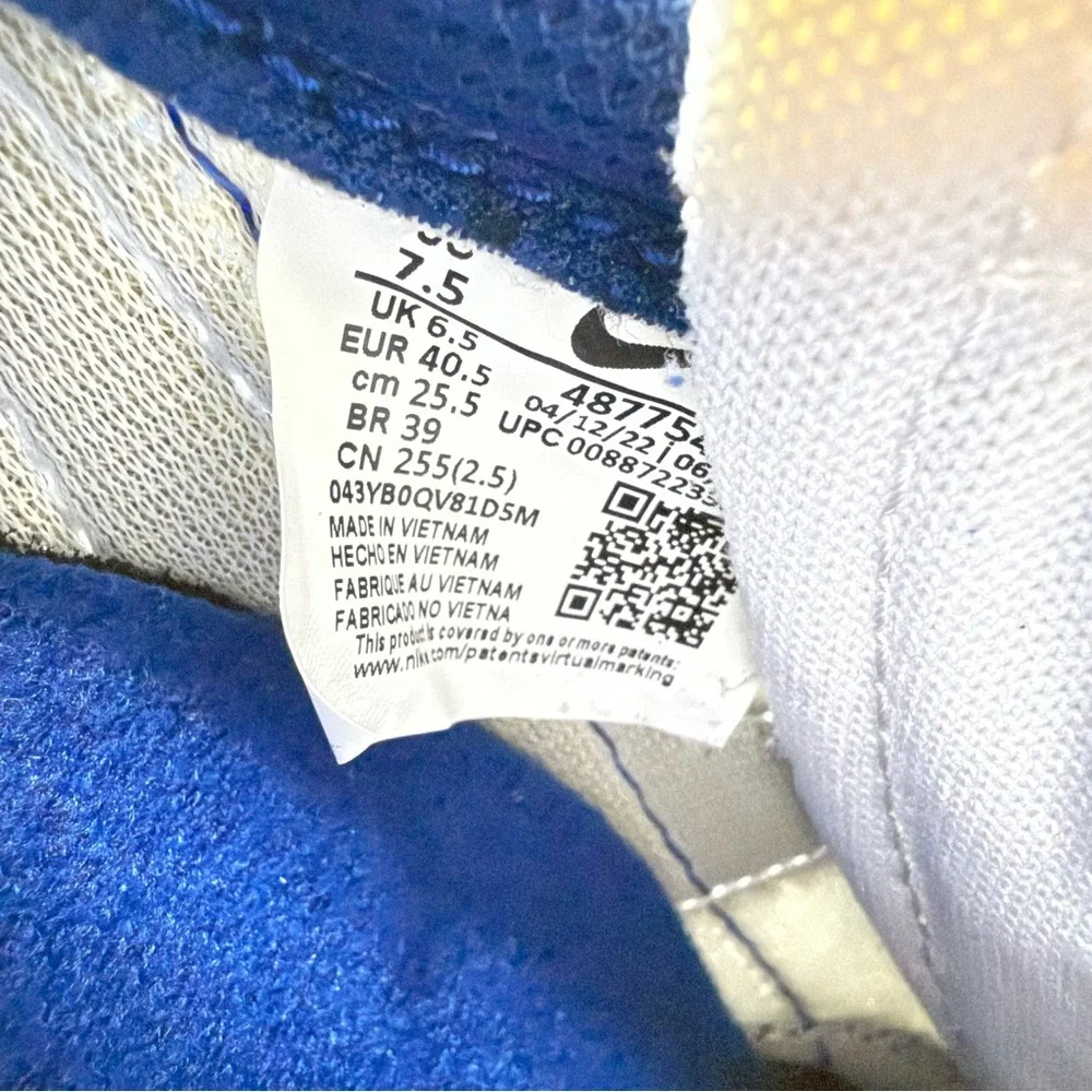 New M Nike‎ Air Tailwind 79 Retro Running Shoe Indigo Force Blue White 7.5